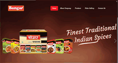 Desktop Screenshot of bangarspices.com